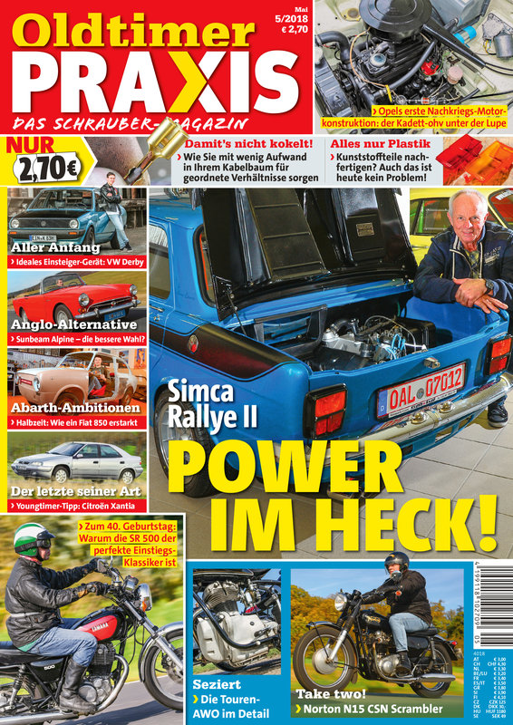 OLDTIMER PRAXIS 5/2018 – gedruckte Ausgabe