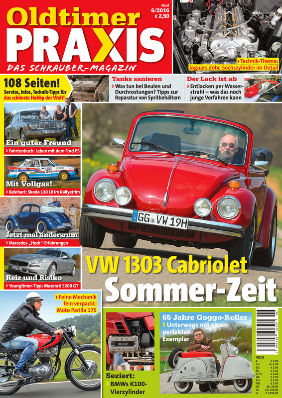 OLDTIMER PRAXIS 6/2016 – gedruckte Ausgabe