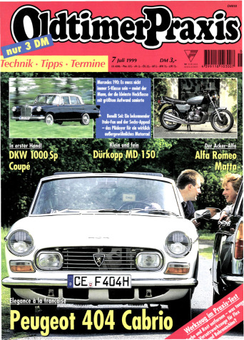 OLDTIMER PRAXIS 7/1999