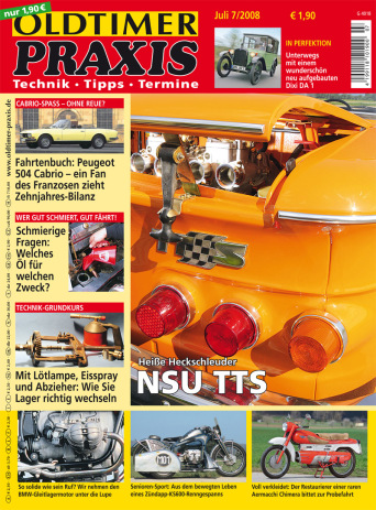 OLDTIMER PRAXIS 7/2008 – gedruckte Ausgabe
