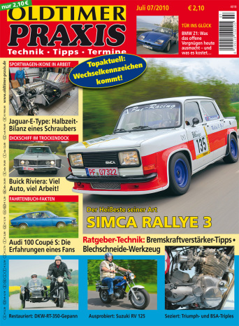 OLDTIMER PRAXIS 7/2010 – gedruckte Ausgabe
