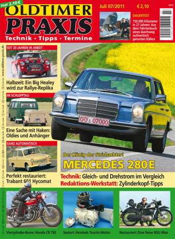 OLDTIMER PRAXIS 7/2011 – gedruckte Ausgabe