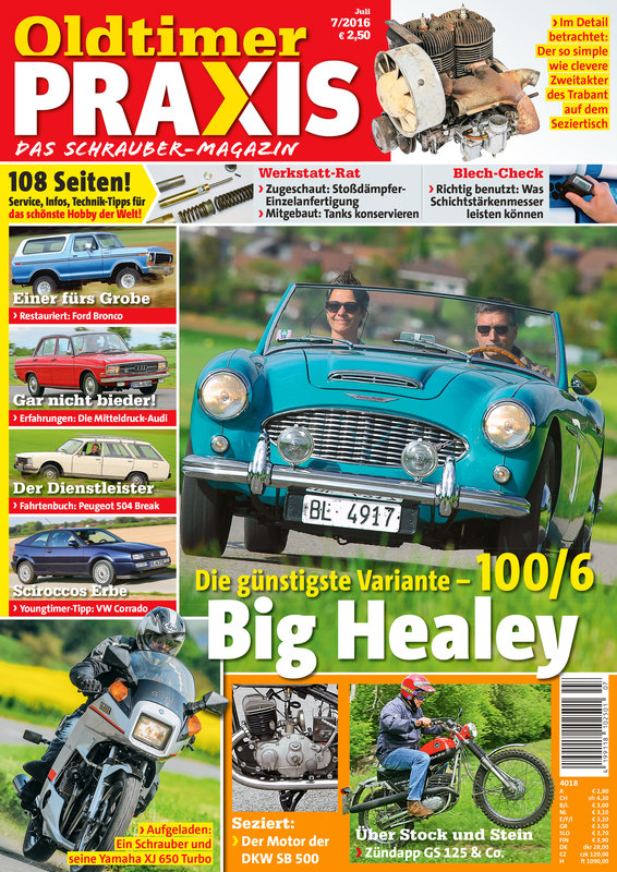 OLDTIMER PRAXIS 7/2016 – gedruckte Ausgabe