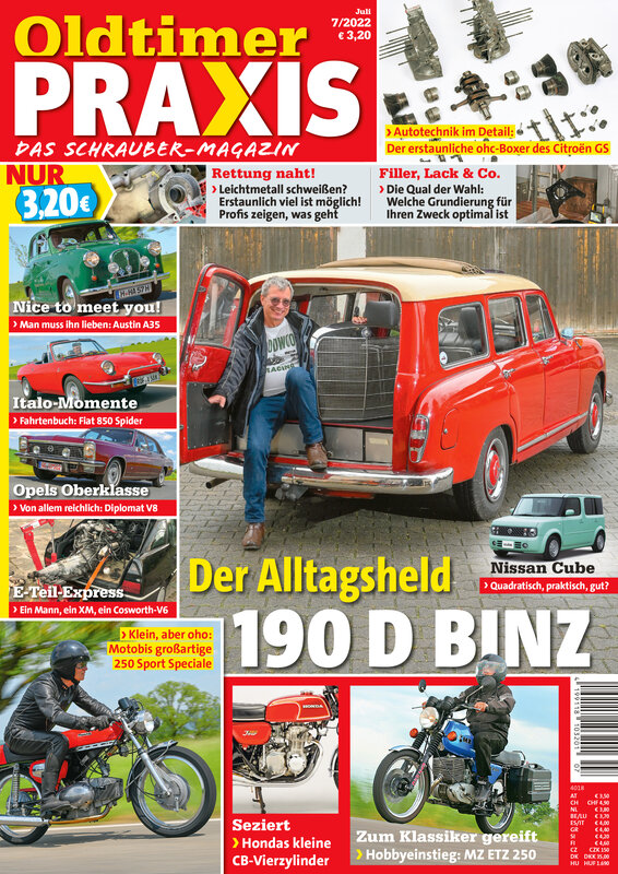OLDTIMER PRAXIS 7/2022 – gedruckte Ausgabe