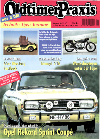 OLDTIMER PRAXIS 8/1997 – gedruckte Ausgabe