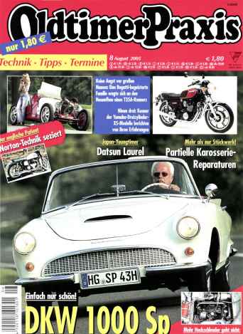 OLDTIMER PRAXIS 8/2005 – gedruckte Ausgabe