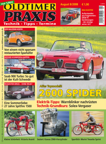 OLDTIMER PRAXIS 8/2008 – gedruckte Ausgabe