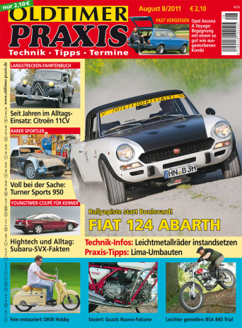 OLDTIMER PRAXIS 8/2011 – gedruckte Ausgabe