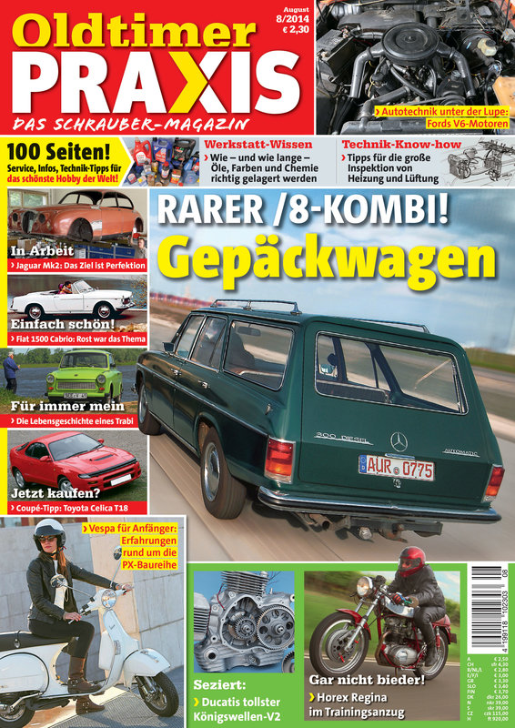 OLDTIMER PRAXIS 8/2014 – gedruckte Ausgabe