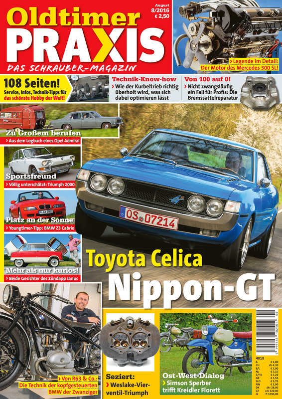 OLDTIMER PRAXIS 8/2016 – gedruckte Ausgabe