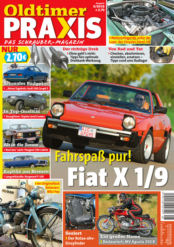 OLDTIMER PRAXIS 8/2018 – gedruckte Ausgabe