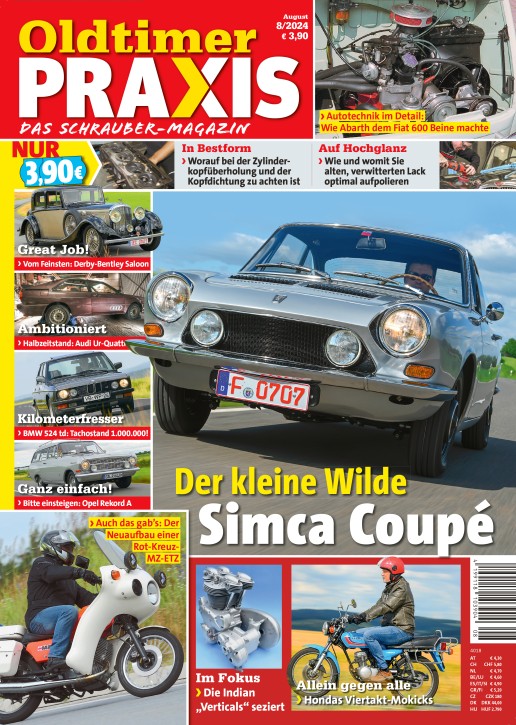 OLDTIMER PRAXIS 8/2024 gedruckte Ausgabe