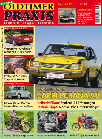 OLDTIMER PRAXIS 9/2009 – gedruckte Ausgabe
