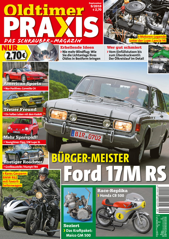 OLDTIMER PRAXIS 9/2018 – gedruckte Ausgabe