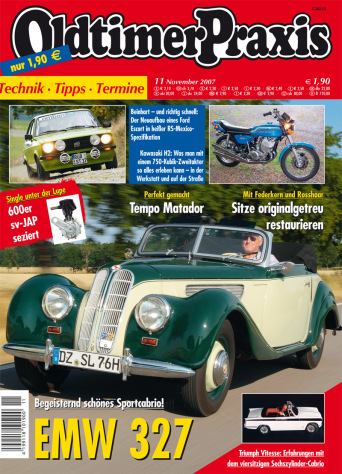 OLDTIMER PRAXIS 11/2007 – gedruckte Ausgabe