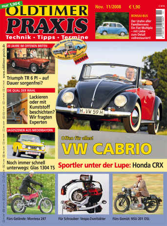 OLDTIMER PRAXIS 11/2008 – gedruckte Ausgabe