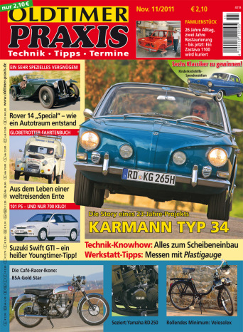 OLDTIMER PRAXIS 11/2011 – gedruckte Ausgabe