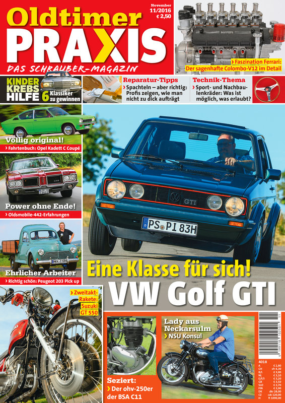 OLDTIMER PRAXIS 11/2016 – gedruckte Ausgabe