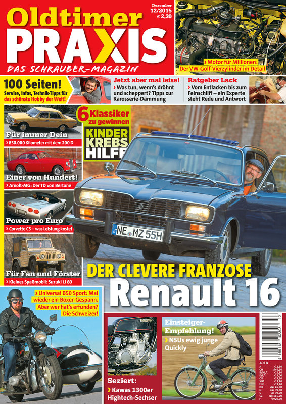 OLDTIMER PRAXIS 12/2015 – gedruckte Ausgabe
