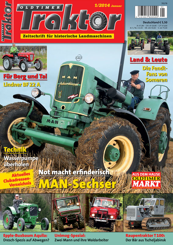 OLDTIMER TRAKTOR 1/2014 – gedruckte Ausgabe