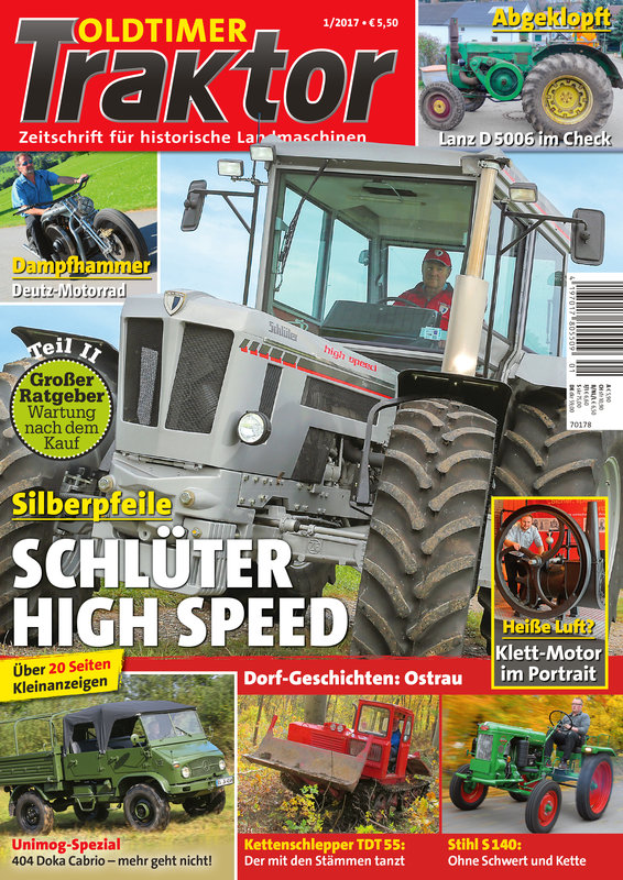 OLDTIMER TRAKTOR 1/2017 – gedruckte Ausgabe