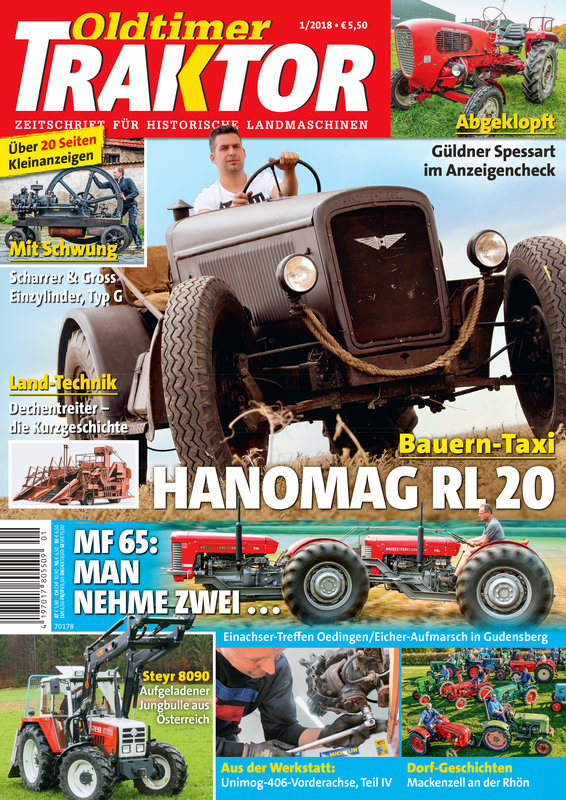 OLDTIMER TRAKTOR 1/2018 – gedruckte Ausgabe