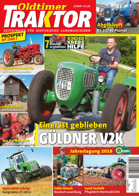 OLDTIMER TRAKTOR 1/2019 – gedruckte Ausgabe