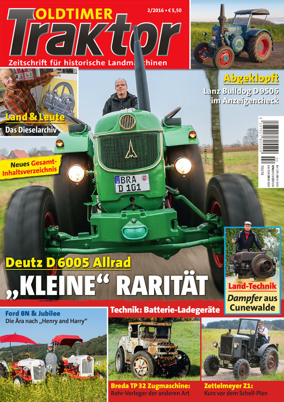 OLDTIMER TRAKTOR 2/2016 – gedruckte Ausgabe
