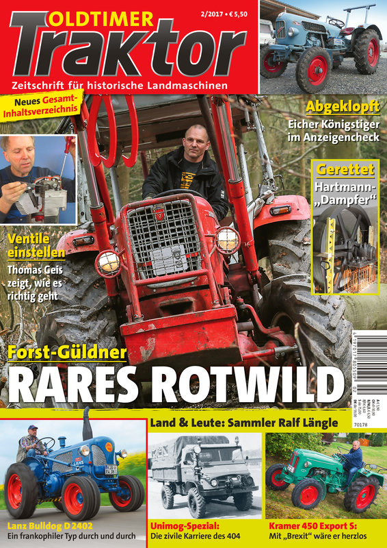 OLDTIMER TRAKTOR 2/2017 – gedruckte Ausgabe