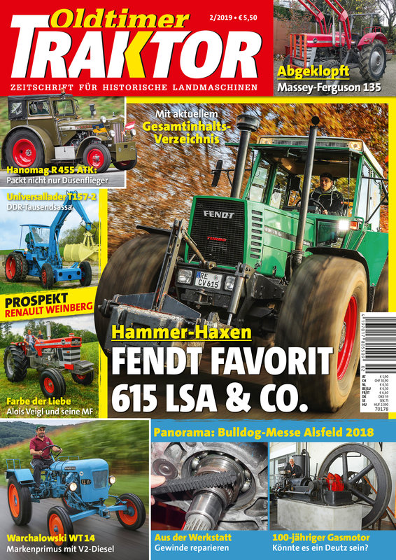 OLDTIMER TRAKTOR 2/2019 – gedruckte Ausgabe