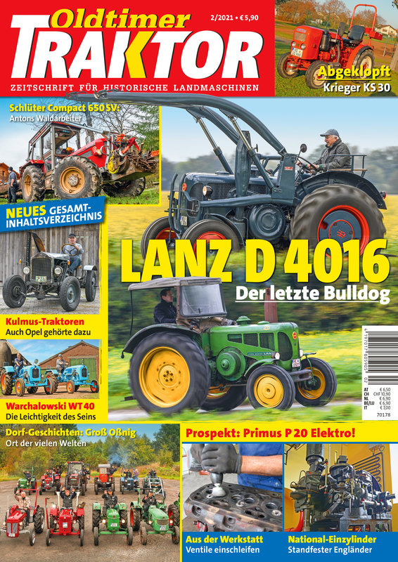 OLDTIMER TRAKTOR 2/2021 – gedruckte Ausgabe