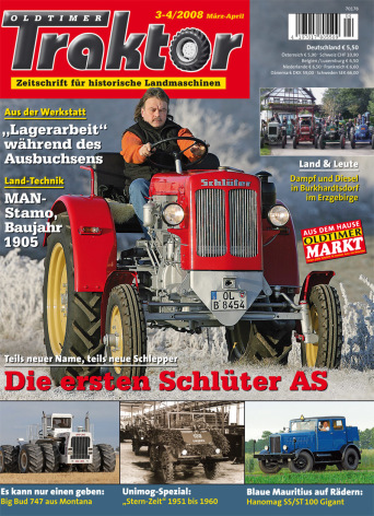 OLDTIMER TRAKTOR 3-4/2008 – gedruckte Ausgabe