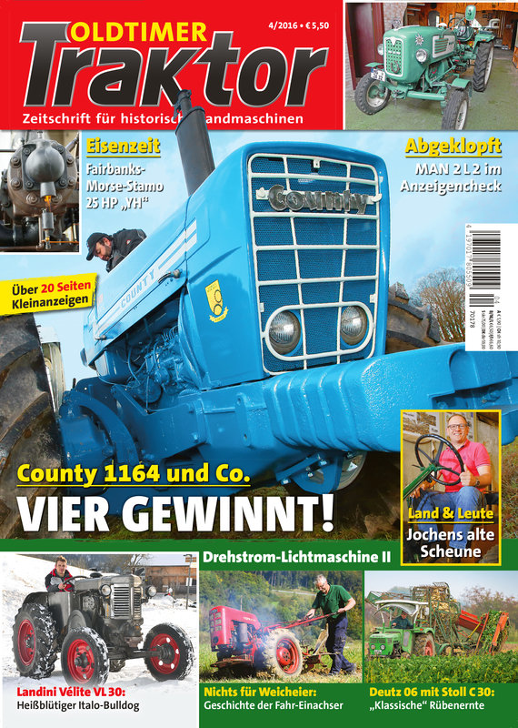 OLDTIMER TRAKTOR 4/2016 – gedruckte Ausgabe