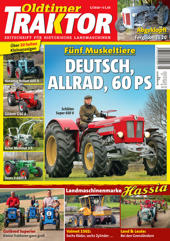 OLDTIMER TRAKTOR 5/2018 – gedruckte Ausgabe