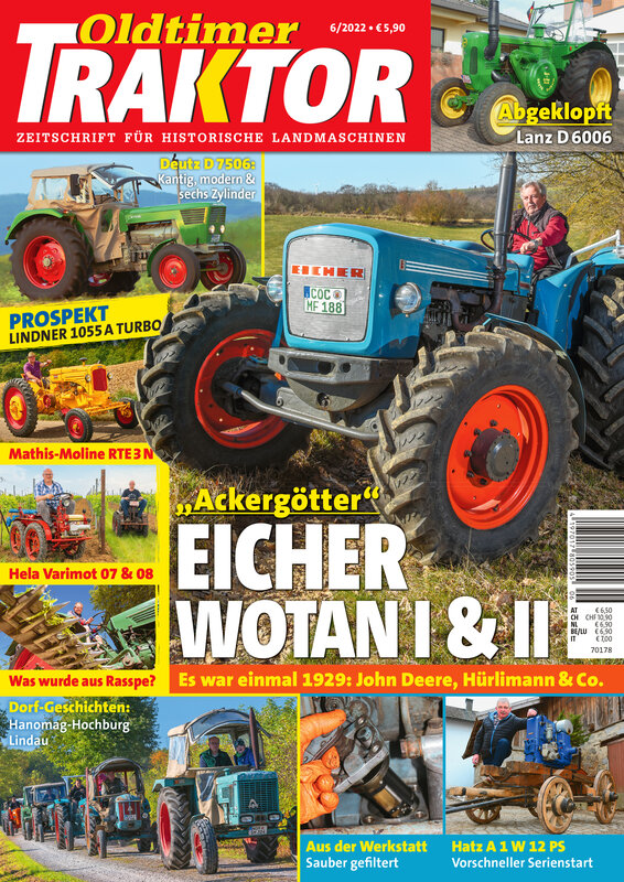 OLDTIMER TRAKTOR 6/2022 – gedruckte Ausgabe