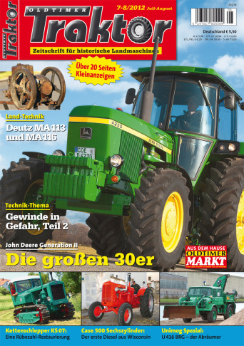 OLDTIMER TRAKTOR 7-8/2012 – gedruckte Ausgabe