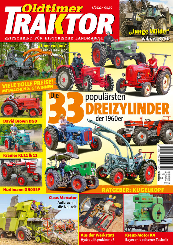 OLDTIMER TRAKTOR 7/2022 – gedruckte Ausgabe