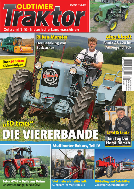 OLDTIMER TRAKTOR 8/2014 – gedruckte Ausgabe