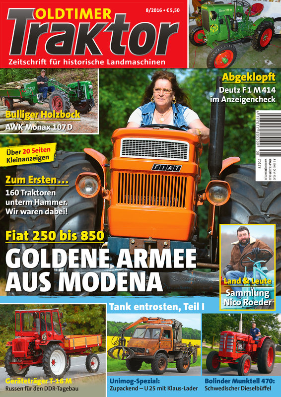 OLDTIMER TRAKTOR 8/2016