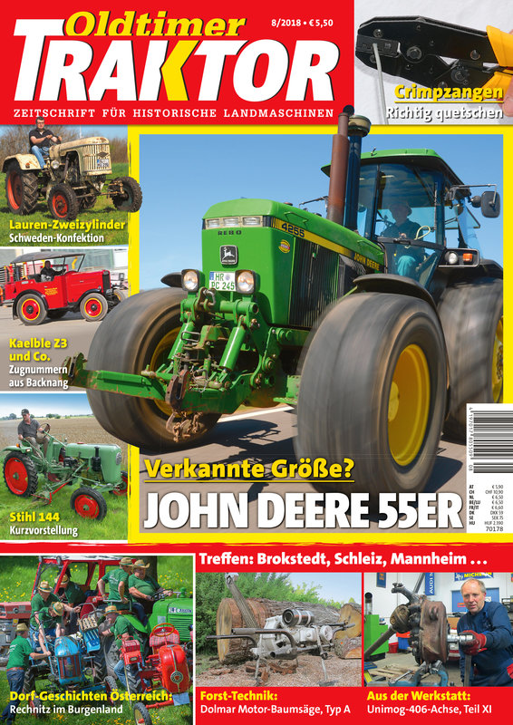 OLDTIMER TRAKTOR 8/2018 – gedruckte Ausgabe