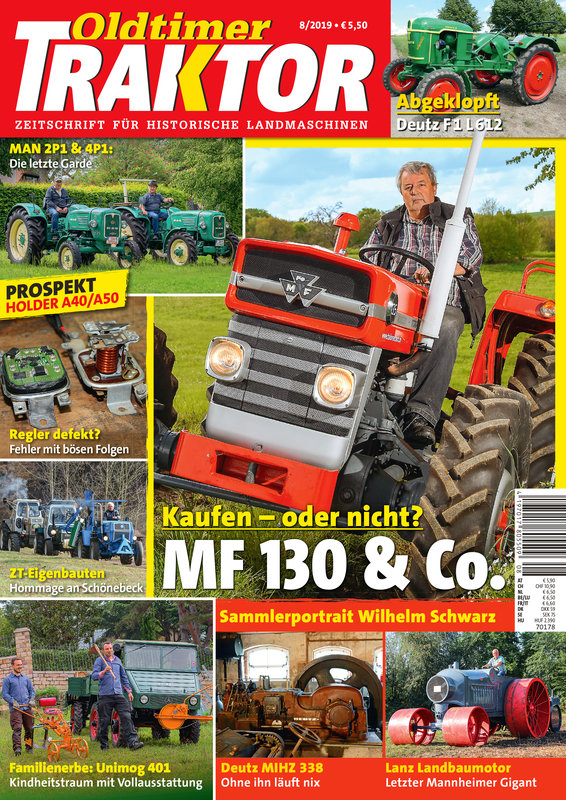 OLDTIMER TRAKTOR 8/2019 – gedruckte Ausgabe