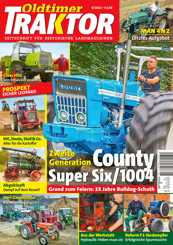 OLDTIMER TRAKTOR 8/2022 – gedruckte Ausgabe