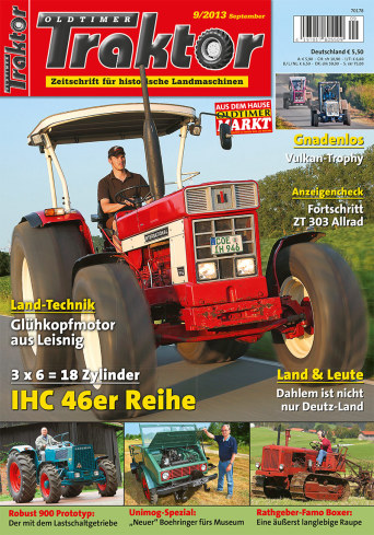 OLDTIMER TRAKTOR 9/2013 – gedruckte Ausgabe