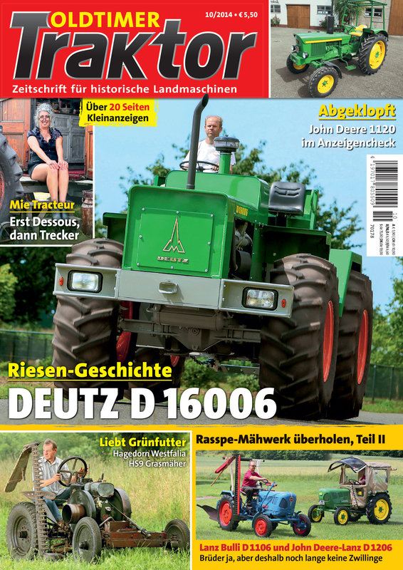 OLDTIMER TRAKTOR 10/2014 – gedruckte Ausgabe