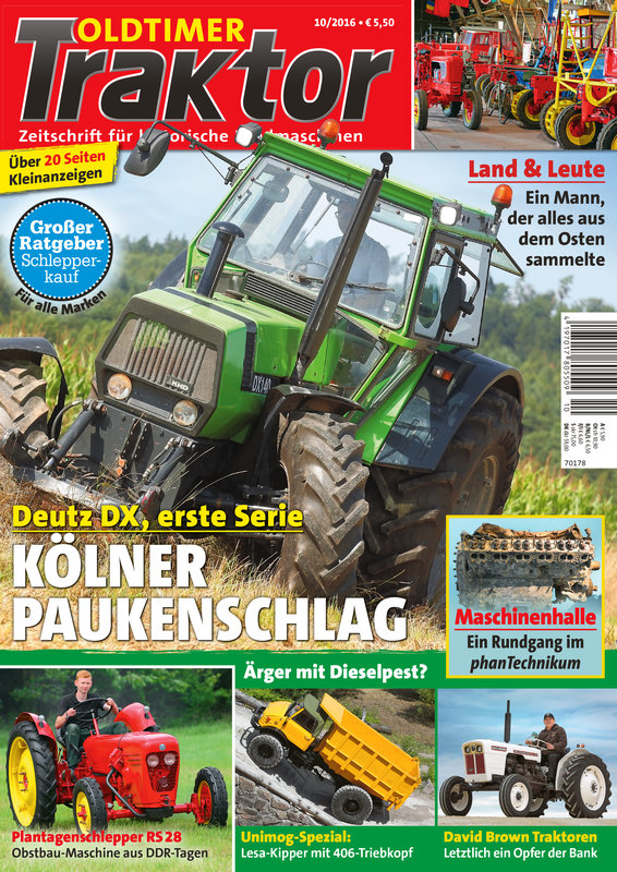 OLDTIMER TRAKTOR 10/2016 – gedruckte Ausgabe
