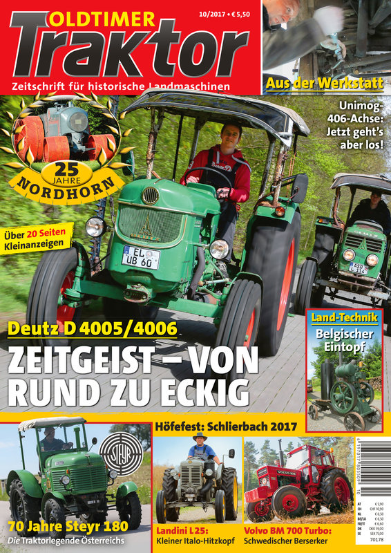 OLDTIMER TRAKTOR 10/2017 – gedruckte Ausgabe