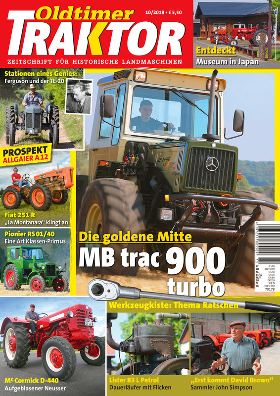 OLDTIMER TRAKTOR 10/2018 – gedruckte Ausgabe