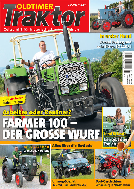 OLDTIMER TRAKTOR 11/2015 – gedruckte Ausgabe
