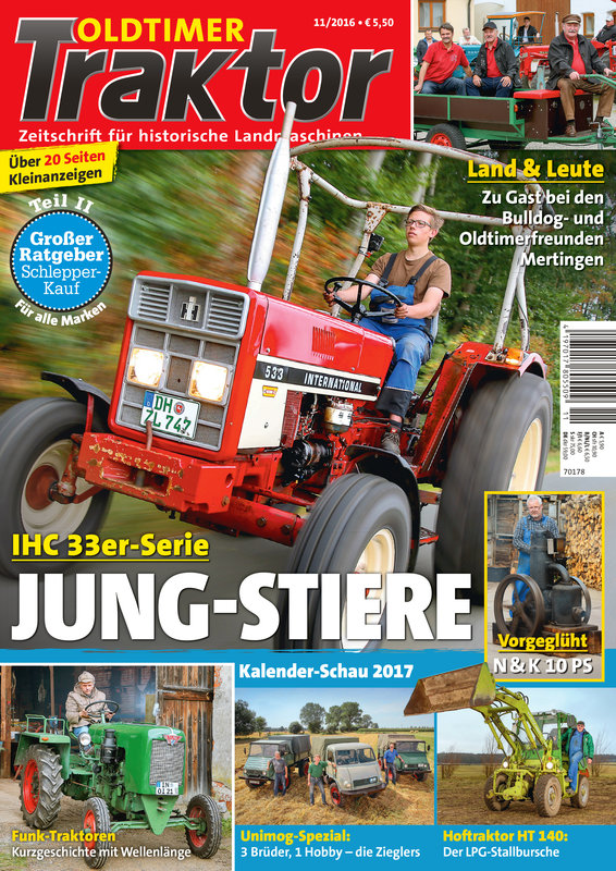 OLDTIMER TRAKTOR 11/2016 – gedruckte Ausgabe