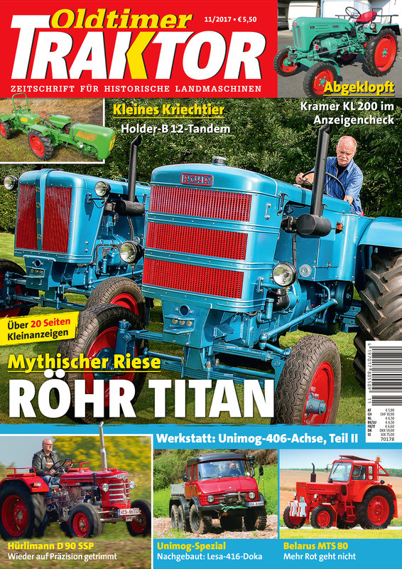 OLDTIMER TRAKTOR 11/2017 – gedruckte Ausgabe